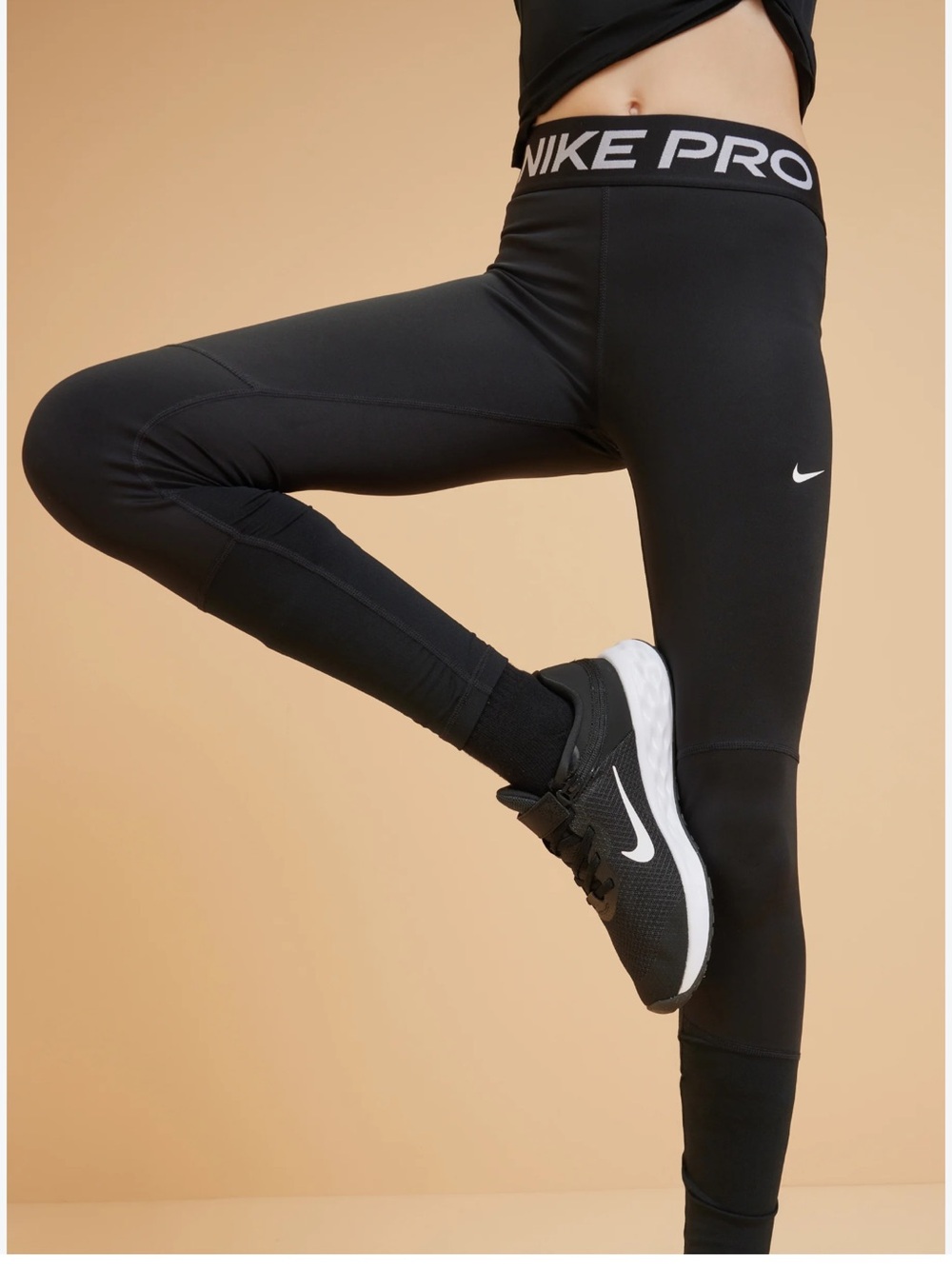 Nike Pro Dri Fit Black Athletic Leggings
